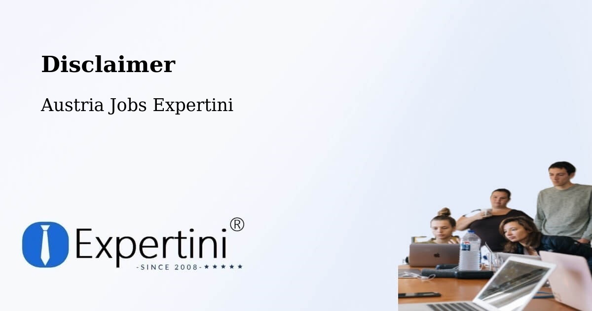 Disclaimer – Wörgl - Austria Jobs Expertini
