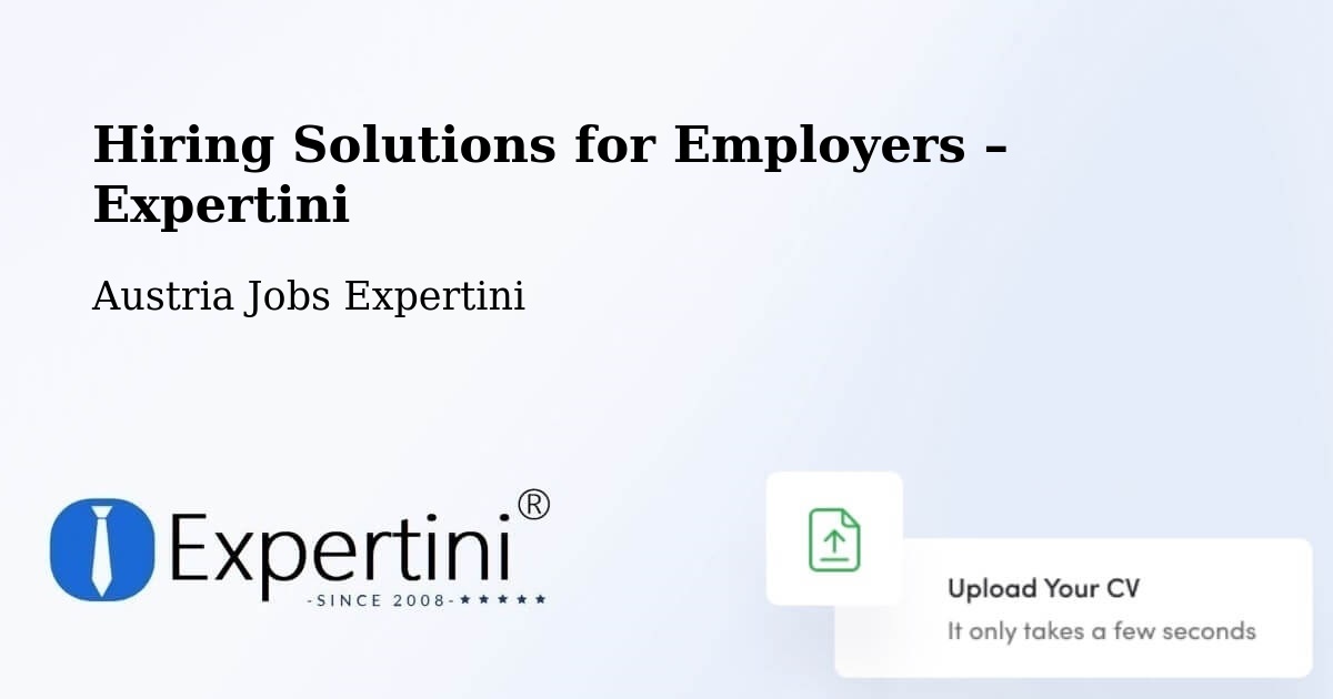 Hiring Solutions for Employers in Wörgl - Wörgl, Austria Jobs Expertini