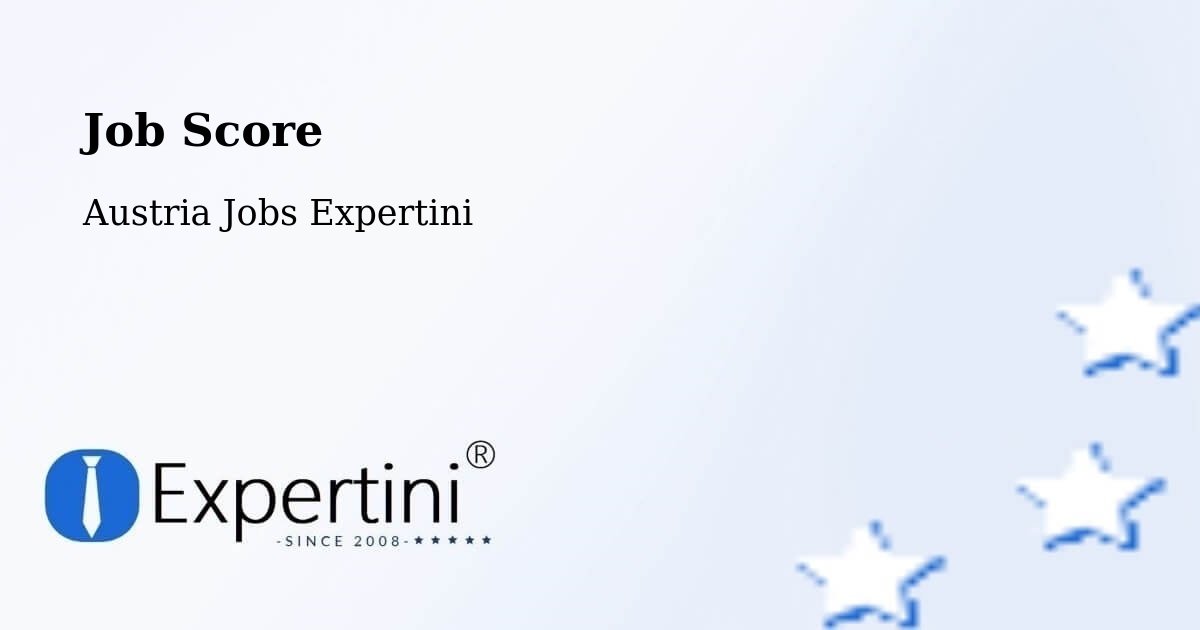 Job Score & Job Description Score Tool – Wörgl - Austria Jobs Expertini